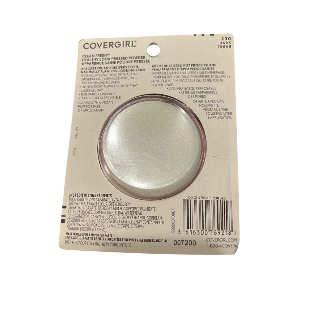 Covergirl Clean Fresh Healthy Look Pressed Powder 230 Dark‎ Eugene